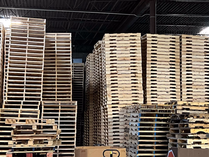San Diego, California - Pallet Cores for Recycling