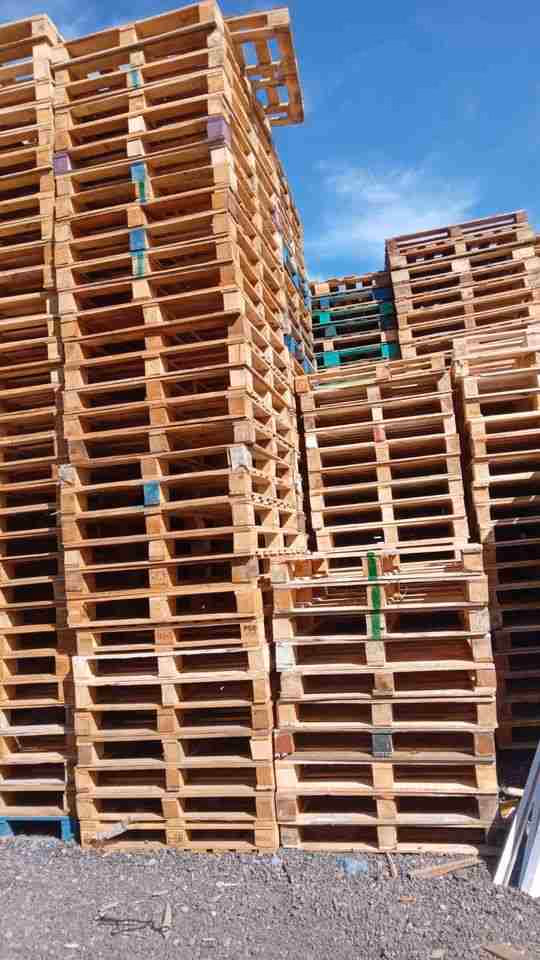 Bangor, Maine - Grade A Premium 48x40 Wood Pallets