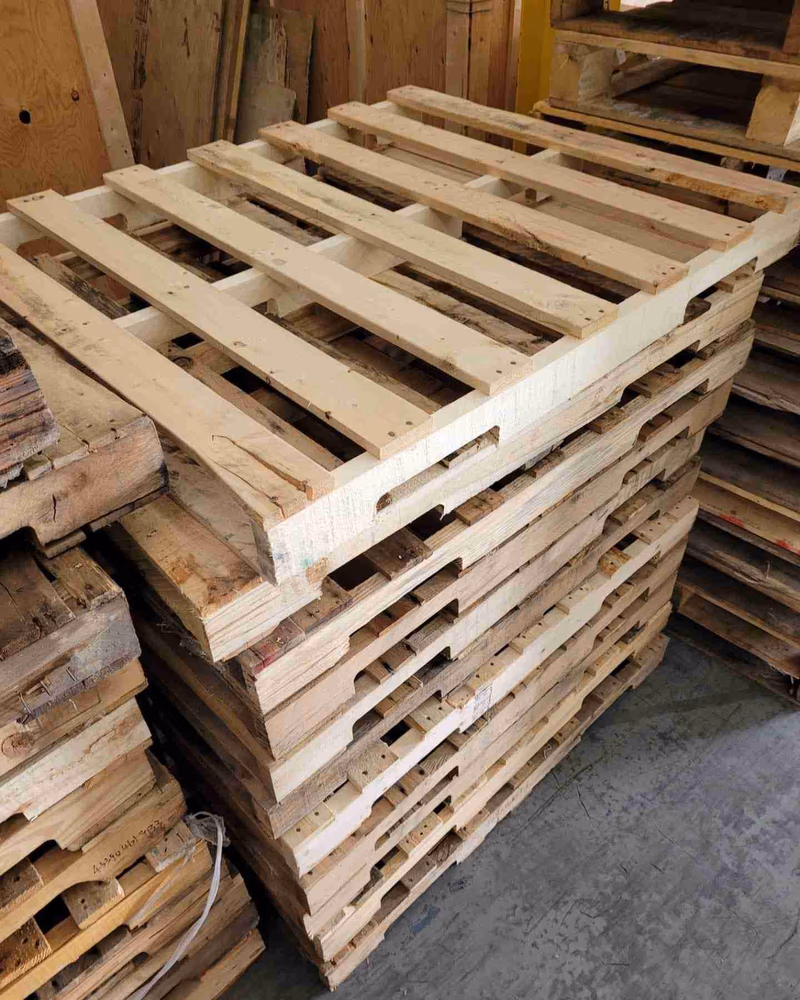 North Charleston, South Carolina - Pallet Cores for Recycling