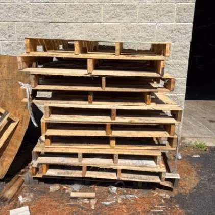 Norfolk, Virginia - Pallet Cores for Recycling