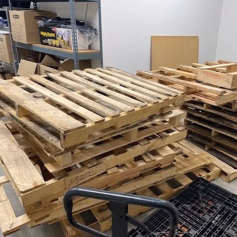 Green Bay, Wisconsin - Pallet Cores for Recycling