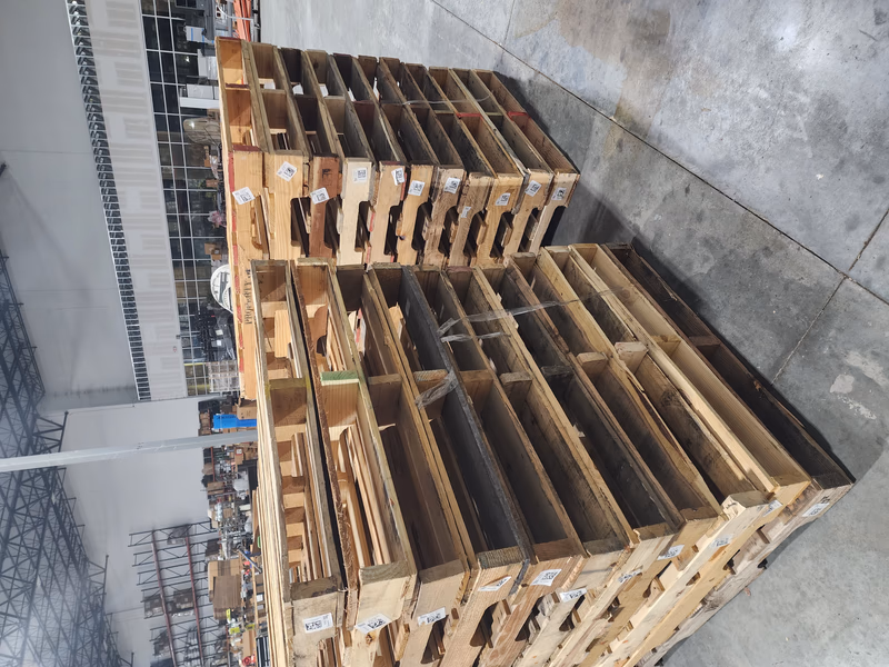 League City, Texas - Pallet Cores for Recycling