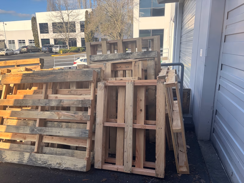 San Bernardino, California - Pallet Cores for Recycling