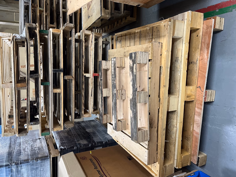Rancho Cucamonga, California - Pallet Cores for Recycling
