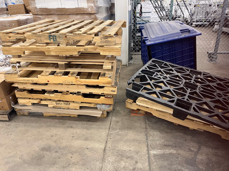 Edinburg, Texas - Pallet Cores for Recycling