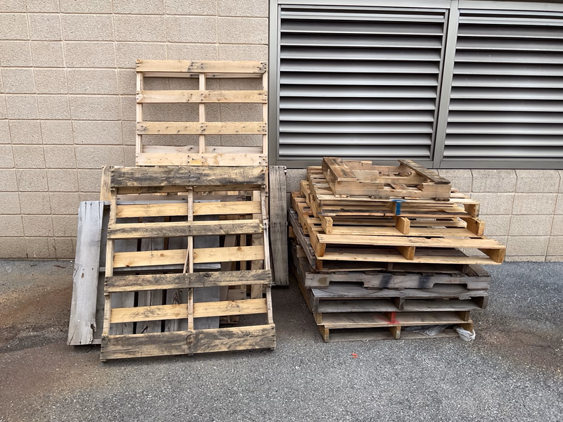 Brownsville, Texas - Pallet Cores for Recycling